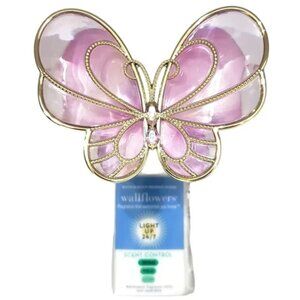 Bath & Body Works Butterfly Wallflowers Plug & Nightlight Scent Control NWT